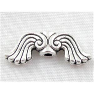 angel wing, Tibetan Silver beads, 19mm wide [DK02-820]