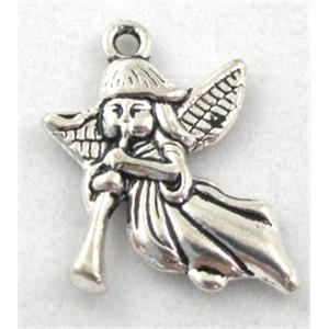 Tibetan Silver koradji pendants, Zn Alloy, 16x21mm [DK10014]