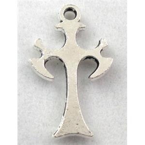 Tibetan Silver pendants, Zn Alloy, 14x23mm [DK10021]