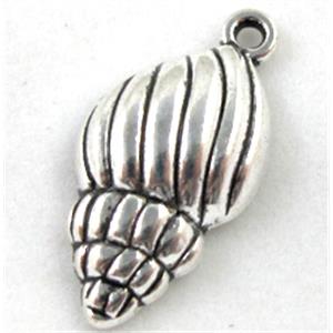 Tibetan Silver pendants, Zn Alloy, 12x24mm [DK10029]