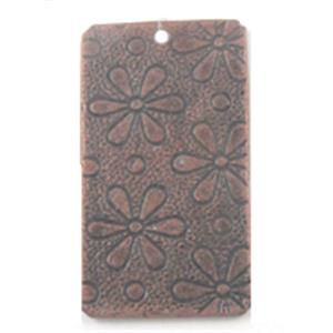 Tibetan Silver rectangle pendants, Lead and nickel Free, 18x30mm [DK10053]