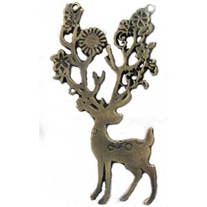 Tibetan Silver pendants, Lead and nickel Free, bronze, 35x70mm [DK10097]