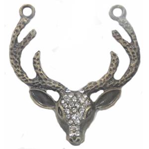 Tibetan Silver jemmy pendant, Lead and nickel Free, bronze, 55x55mm [DK10100]