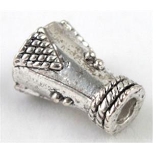 Tibetan Silver Spacers bead, non-nickel, 6-9mm dia [DK10114]