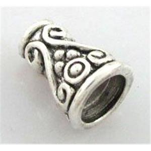 tibetan silver beadcap non-nickel, (3-7)x10mm [DK10120]