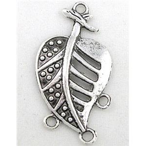 tibetan silver pendant, non-nickel, 20x36mm [DK10124]