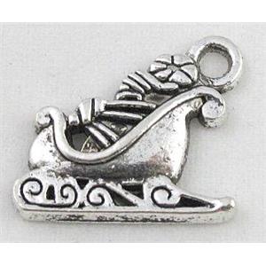 tibetan silver pendant, non-nickel, 20x18mm [DK10126]
