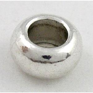 bead, tibetan silver spacer, Non-Nickel, approx 9.2mm dia, 5mm hole [DK10131]