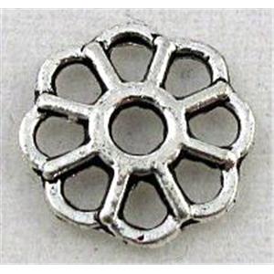 tibetan silver spacer beads, Non-Nickel, approx 9mm dia [DK10152]