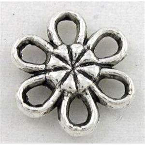 tibetan silver spacer beads, Non-Nickel, approx 11.5mm dia [DK10153]