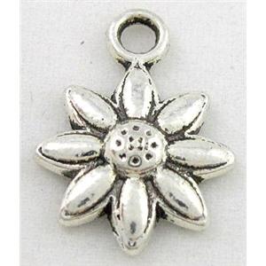 tibetan silver pendant, Non-Nickel, approx 15x20mm [DK10162]