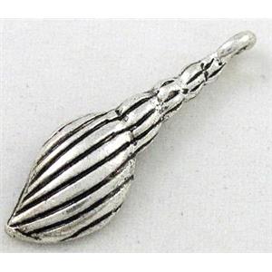 tibetan silver pendant, Non-Nickel, approx 8x26mm [DK10191]