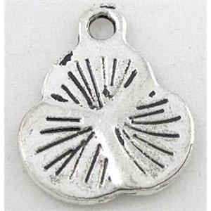 tibetan silver pendant, Non-Nickel, approx 15.5x19mm [DK10196]