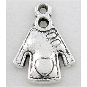 tibetan silver pendant, Non-Nickel, approx 13.5x19mm [DK10198]