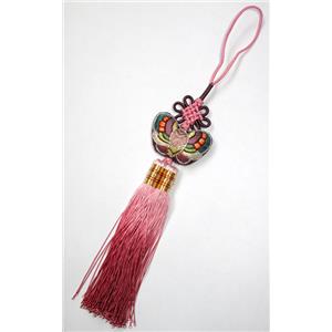 handmade Embroidery silk jewelry, 40mm wide, 22cm length [EJHM03H029C06]