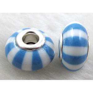 Fimo Polymer Clay Beads, 15-16mm dia, 9-10mm thick, hole:5.5mm [FBPB07]
