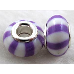 Fimo Polymer Clay Beads, 15-16mm dia, 9-10mm thick, hole:5.5mm [FBPB20]