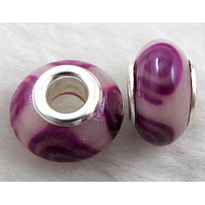 Fimo Polymer Clay Beads, 15-16mm dia, 9-10mm thick, hole:5.5mm [FBPB35]