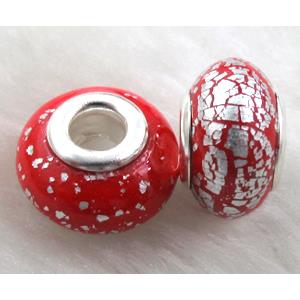 Fimo Polymer Clay Beads, 15-16mm dia, 9-10mm thick, hole:5.5mm [FBPB45]