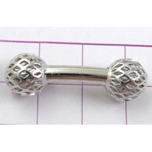 Platinum plated copper Ball, 30mm length, ball:9.5mm [FD080PP-C709  ]