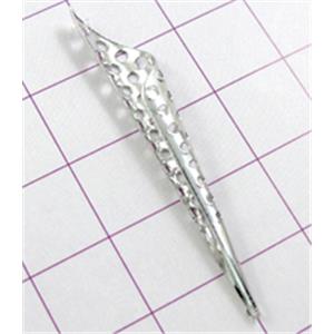 Platinum plated copper torch, 6x45mm [FD081PP-C684  ]