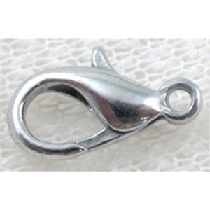 Lobster Parrot Clasp, Zinc alloy, 12mm length [FDC163-302-BK]