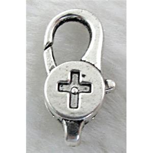 alloy Parrot Lobster Clasp, 15x28mm [FDC219]