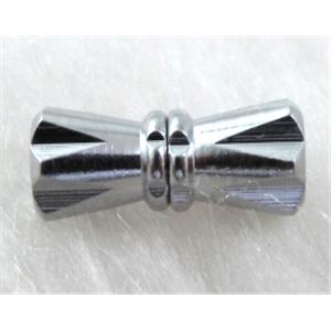Chromium Plated Copper cord ending Clasp, 5x12mm [FDC223CRP]