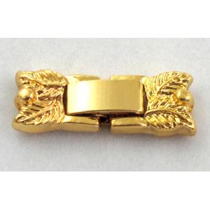 clip Watchstrap clasp, golden plated, 9x25mm [FDC232GP]