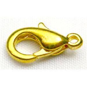 Gold Plated Copper Lobster Clasp, 10mm [FDC901GP]