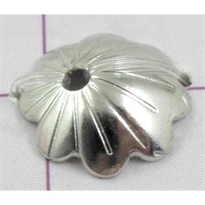 bead-Caps, copper, Platinum Plated, 10mm dia [FDCAPS015PP-C839  ]