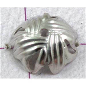 bead-Caps, copper, Platinum Plated, 10mm dia [FDCAPS016PP-C841  ]