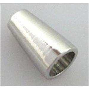 Copper end Caps, platinum plated, (5-8)x13mm [FDCAPS048PP]