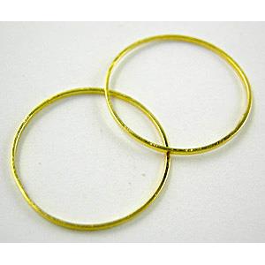 Gold Plated Copper Rings, close, 30mm dia [FDCJR03GP-30MM]