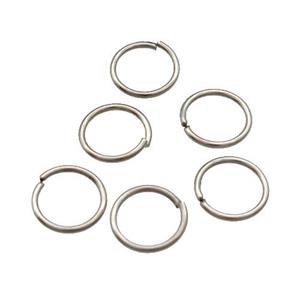 Jump rings, platinum plated, iron, approx 10mm [FDCJR05PP-10MM]