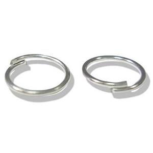 Platinum Plated Jump Ring, iron, approx 10mm [FDCJR05PP-7MM]