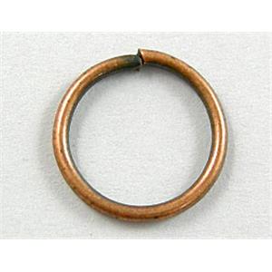 Jump ring, antique red, iron, approx 20mm [FDCJR05RP-20MM]