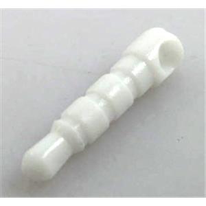 white dust plugs for cell phones or mp3 players, 18mm length [FDOT26]