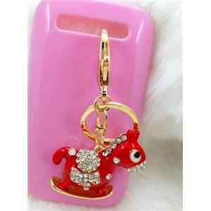 Earphone Jack Dust Cap Plug, Rhinestone pendant, mixed, mixed [FDPA25]