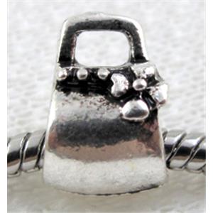 hinge bail charm, alloy, 9x12mm, hole:5mm [FDSTY-AD21648S]
