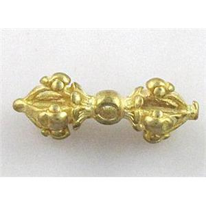 copper Phurba bead, brass, approx 6x20mm [FDSTY1736]