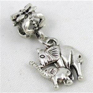 Bracelet spacer, alloy hanger, pendant, approx 20-30mm, 5mm hole [FDSTY1997]