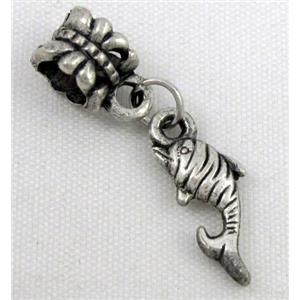 Bracelet spacer, alloy hanger, pendant, approx 20-30mm, 5mm hole [FDSTY2012]
