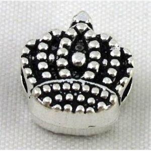 alloy spacer bead, approx 12x12mm, 4mm hole [FDSTY2028]