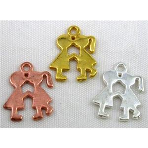 alloy pendant, mixed color, approx 8-12mm [FDSTYA2104]
