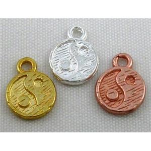 alloy pendant, mixed color, approx 8-12mm [FDSTYA2109]