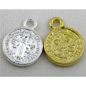 alloy pendant, mixed color, approx 8-12mm [FDSTYA2116]