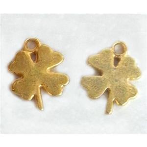 alloy pendant, gold plated, approx 8-12mm [FDSTYA2119]