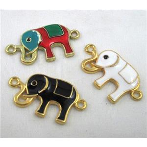 bracelet bar, enamel alloy connector, approx 17x28mm [FDSTYA2148]