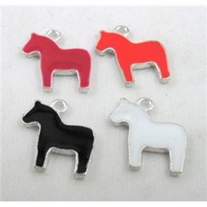 bracelet bar, enamel alloy pendant, approx 18x18mm [FDSTYA2159]